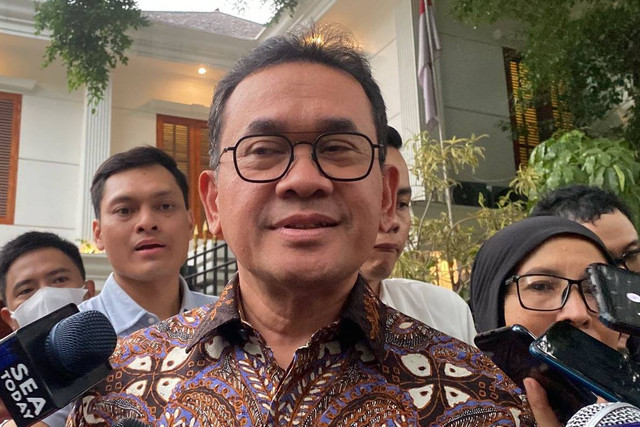 Budi Santoso di kediaman Presiden terpilih Prabowo Subianto di Jalan Kertanegara, Jakarta Selatan, Senin (14/10/2024). Foto: Abid Raihan/kumparan