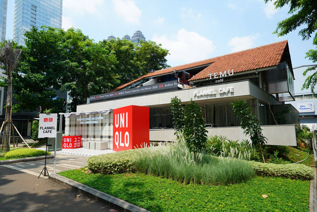 Rilis Koleksi Kemeja Baru, Uniqlo Hadirkan Flannel Cafe di Titik Temu SCBD. Foto: dok. Uniqlo Indonesia