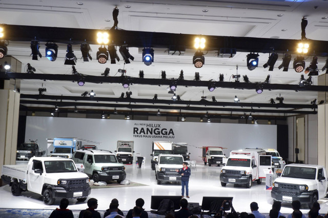 PT Toyota-Astra Motor (TAM) resmi meluncurkan produk terbaru, Toyota Hilux Rangga di Jakarta, Selasa (15/10/2024). Foto: Sena Pratama/kumparan