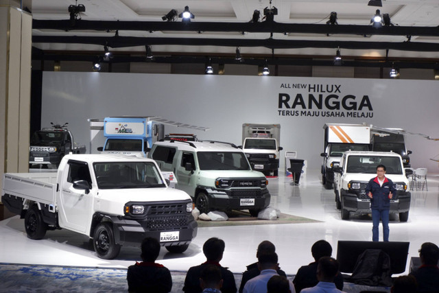 PT Toyota-Astra Motor (TAM) resmi meluncurkan produk terbaru, Toyota Hilux Rangga di Jakarta, Selasa (15/10/2024). Foto: Sena Pratama/kumparan