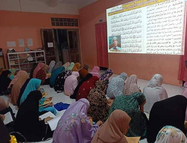 ilustrasi kegiatan tafsir kitab kuning di pondok pesantren, foto: (dokumentasi pribadi)