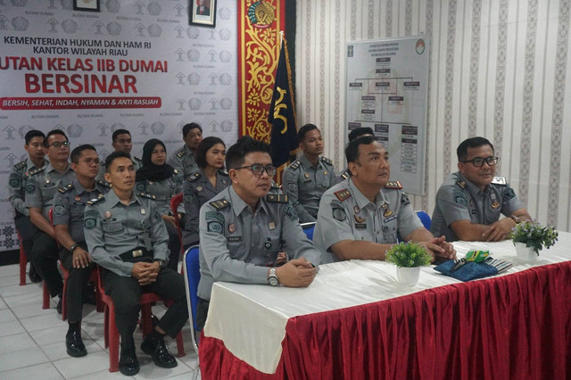 Kepala Rutan Dumai Beserta Jajaran Ikuti Bimtek Peningkatan Indeks SPBE