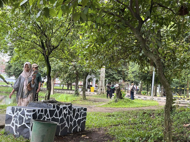 Taman Cadika, Kota Medan. Foto: Tri Vosa/kumparan