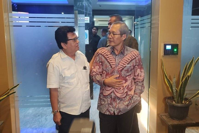 Wakil Ketua KPK, Alexander Marwata, usai dimintai klarifikasi di Ditreskrimsus Polda Metro Jaya pada Selasa (15/10/2024). Foto: Rachmadi Rasyad/kumparan