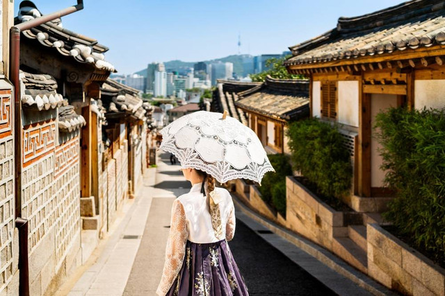 Ilustrasi berliburan ke Korea Selatan. Foto: Shutterstock