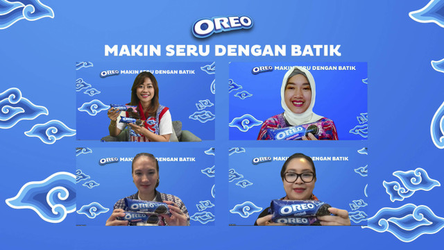 Peluncuran online Oreo Batik, Selasa (15/10/24). Foto: Dok. Oreo Indonesia