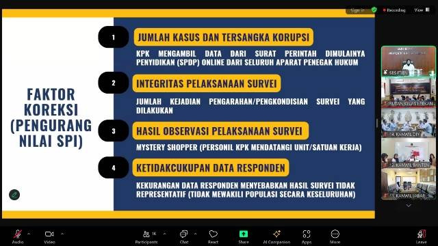 Rutan Pekanbaru Berpartisipasi dalam Zoom Meeting SPI-KPK (1)