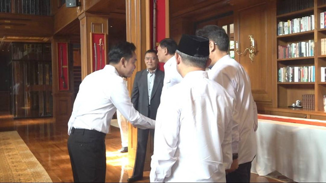 Suasana pengarahan calon menteri Prabowo di Hambalang, Rabu (16/10/2024).  Foto: Dok. Istimewa