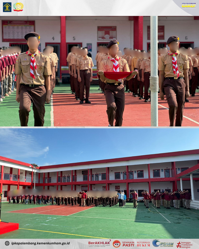 LPKA Kelas I Palembang Gelar Upacara Hari Kesadaran Nasional, Momen Refleksi untuk Anak Binaan dan Pegawai