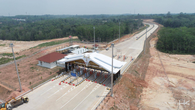 Penampakan Jalan Tol Betung - Tempino - Jambi Seksi 3 (Segmen Bayung Lencir - Tempino), Foto : Dok. Hutama Karya