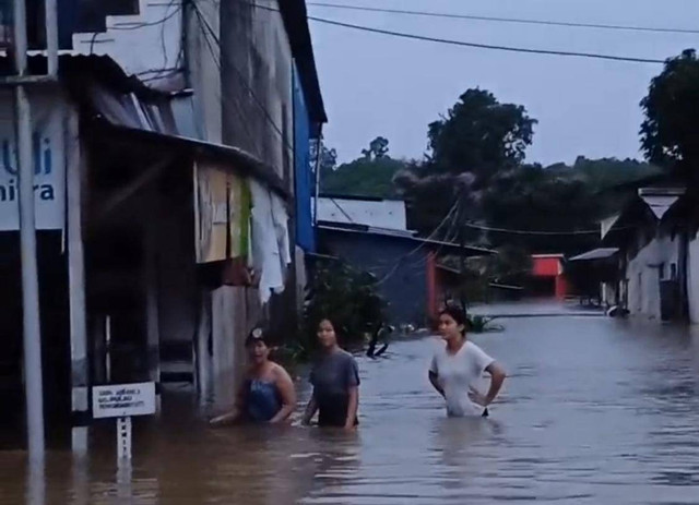 Banjir di Sosok, Kabupaten Sanggau. Warga terdampak 