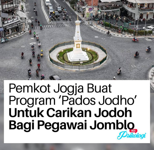 Pemerintah melalui Korpri Kota Yogyakarta gelar program Pados Jodho untuk carikan jodoh bagi ASN yang jomblo. (Foto : Instagram @indo_psikologi)