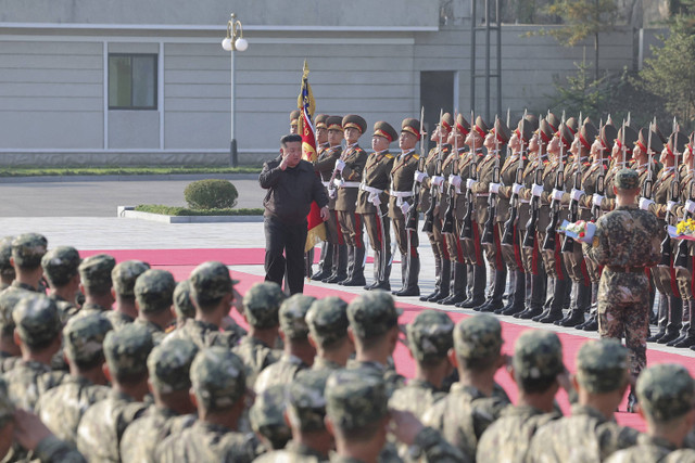 Ilustrasi tentara Korea Utara. Foto: KCNA via REUTERS 