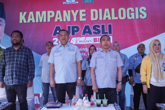 AJP-ASLI saat hadiri kampanye dialogis di Kecamatan Puuwatu. Foto: Dok. kendarinesia.