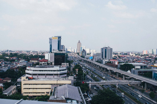 Rekayasa lalu lintas pelantikan presiden. Foto hanya ilustrasi, bukan tempat sebenarnya. Sumber: Unsplash/Ivan Samudera