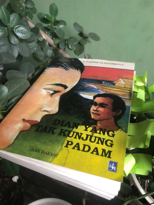 Novel Dian Yang Tak Kunjung Padam. Sumber: Pribadi.