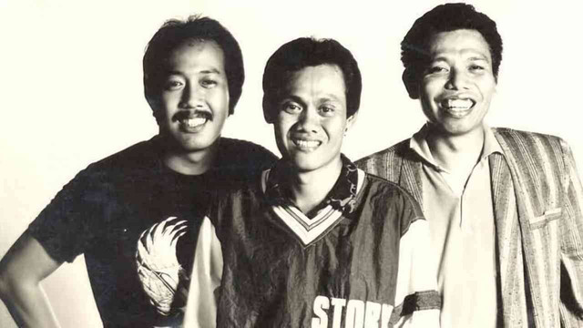 Grup komedi legendaris Warkop DKI sebagai bagian dari pop culture Indonesia. (Sumber: Instagram/warkop_dki_legend)