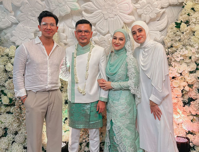 Pernikahan Irish Bella dan Haldy Sabri. Foto: Instagram/fariuzarafiq