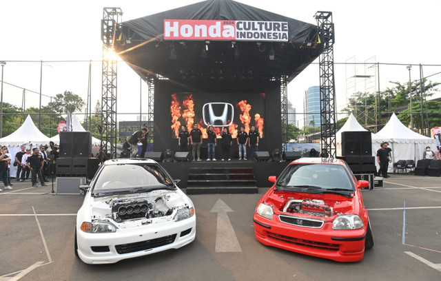 Guyub pengguna dan komunitas pada gelaran Honda Culture Indonesia (HCI) 2024 perdana di Jakarta, Sabtu (19/10/2024). Foto: PT Honda Prospect Motor