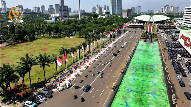 Presiden Joko Widodo tiba menghadiri Pelantikan Presiden dan Wakil Presiden periode 2024-2029 di Gedung Nusantara, kompleks Parlemen, Senayan, Jakarta, Minggu (20/10/2024).  Foto: Youtube/ MPRGOID