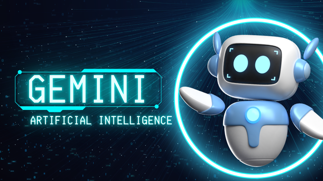 Gemini AI dari Google, platform kecerdasan buatan yang canggih yang dapat memberikan banyak sekali informasi. Dibuat : Stephen Wisno, Sumber : https://www.canva.com/