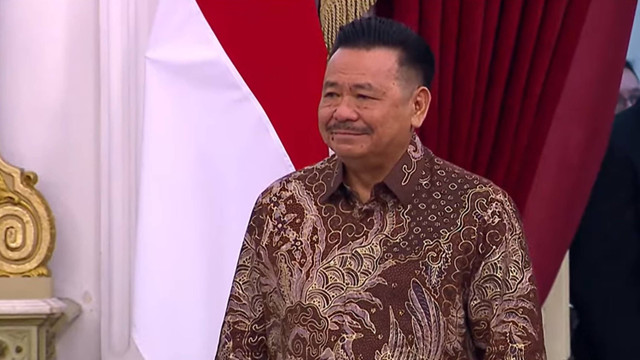 Wamen Hukum & HAM Imigrasi Pemasyarakatan Otto Hasibuan saat di panggil oleh Presiden Prabowo Subianto di Istana Negara, Jakarta, Minggu (20/10/2024). Foto: YouTube/Sekretariat Presiden