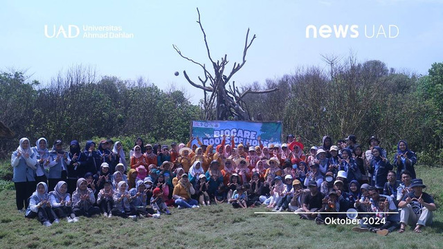 HMPS Biologi Universitas Ahmad Dahlan (UAD) Adakan Kegiatan Tanam Mangrove (Dok. HMPS Biologi)