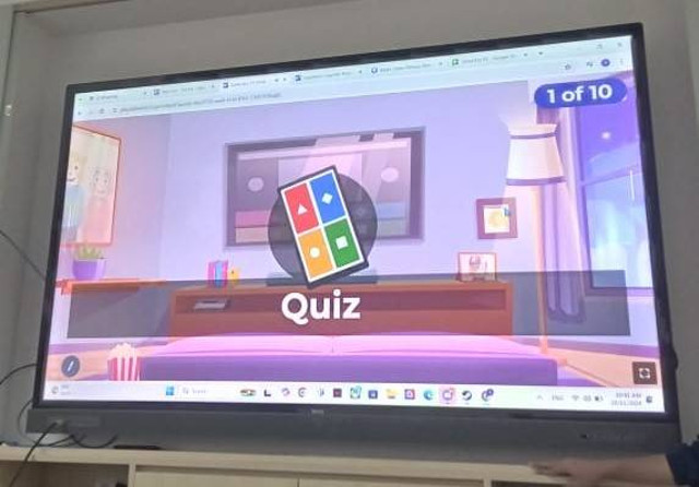 Penggunaan Kahoot dalam Pembelajaran PKN (Sumber: Dokumentasi Pribadi)