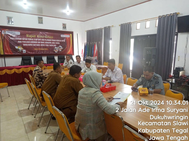 Rapat Koordinasi DPTB Pilkada 2024