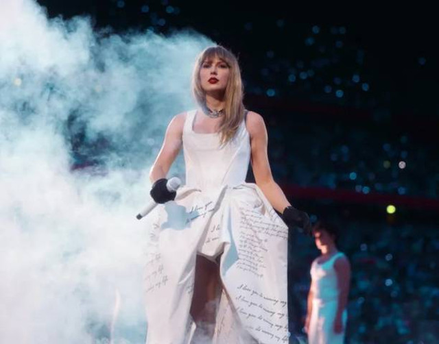 Gambar ini didapat dari unggahan media sosial Taylor Swift