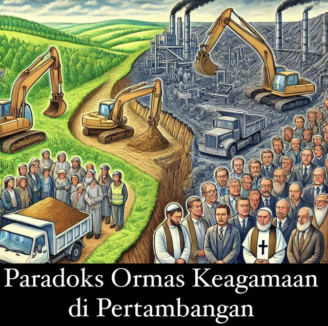 Ilustrasi Ormas Keagaaman dalam Pertambanga I Dok: Pribadi, Muhammad Abdul Aziz