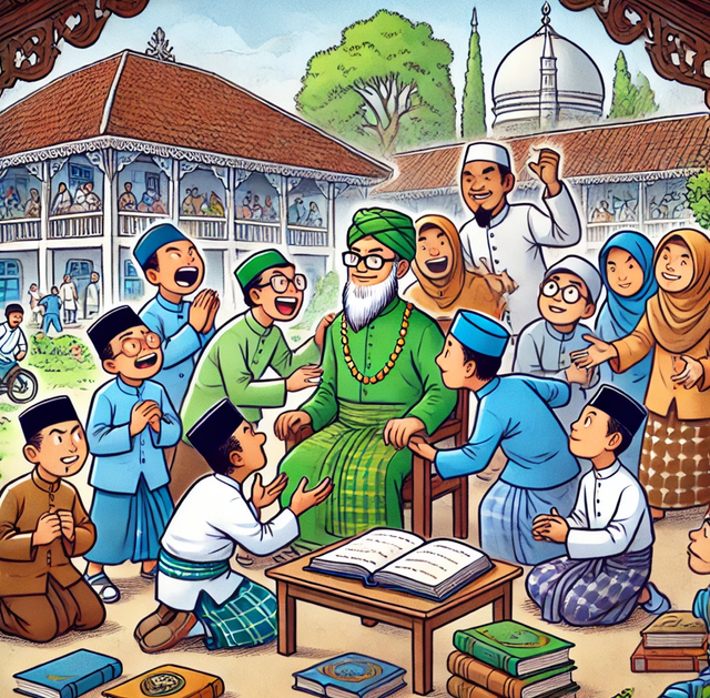 Ilustrasi Ordal dalam Dunia Pesantren I Sumber: Pribadi, Muhammad Abdul Aziz