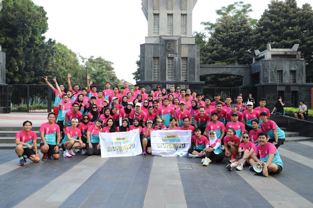 Member teman kumparan Running Club. Foto: kumparan