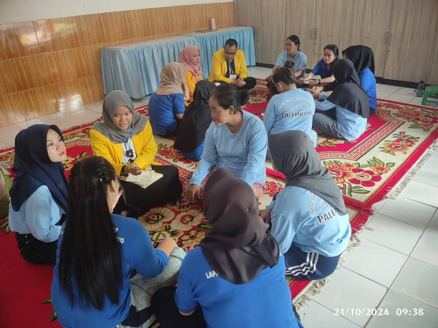 Lapas Perempuan Palembang Bersama Mahasiswa Unsri Adakan Konseling Warga Binaan