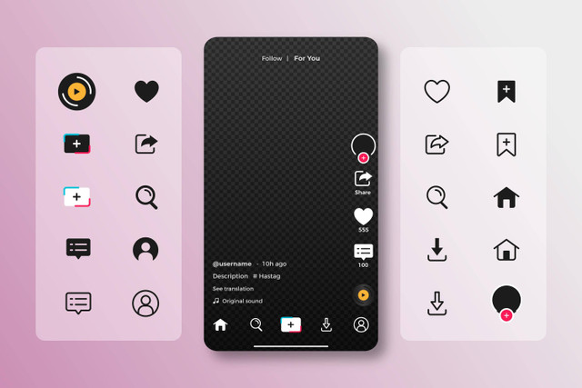 https://www.freepik.com/free-vector/tiktok-interface-concept_7776348.htm#fromView=search&page=1&position=2&uuid=70a83f94-d323-4a59-9931-ea037079c4a7