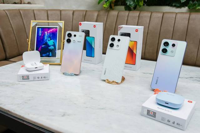 Jajaran produk terbaru dari Xiaomi Indonesia, Redmi Note 13 Series. Foto: Xiaomi