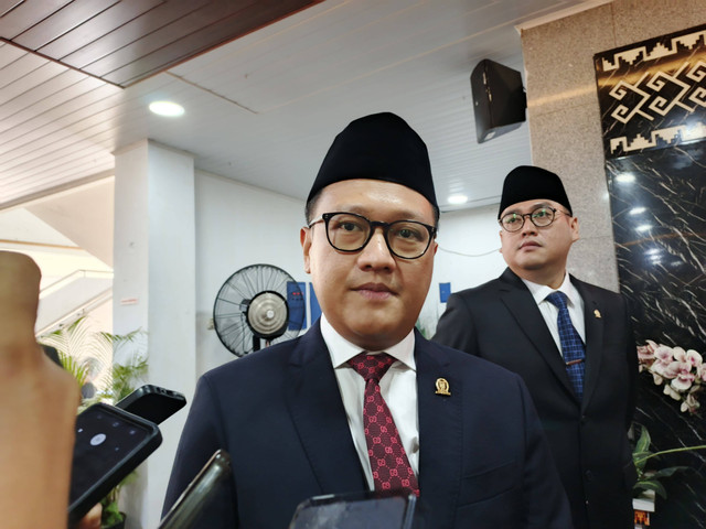 Ketua DPRD Provinsi Lampung, Ahmad Giri Akbar dari Fraksi Gerindra | Foto : Eka Febriani / Lampung Geh