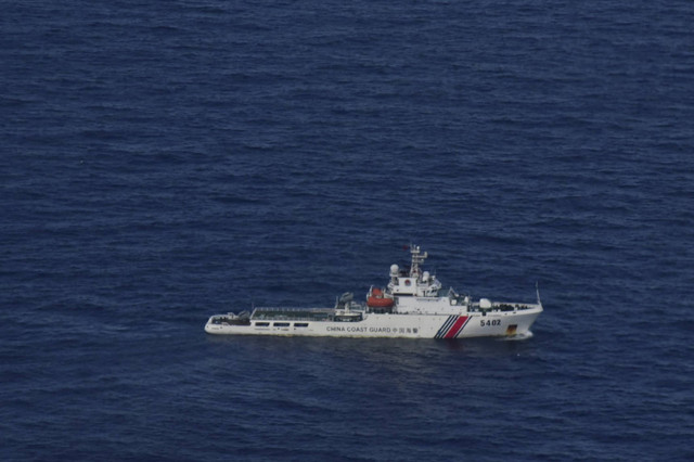 Bakamla RI Usir Coast Guard China di Perairan Natuna Utara. Foto: Dok. Humas Bakamla RI