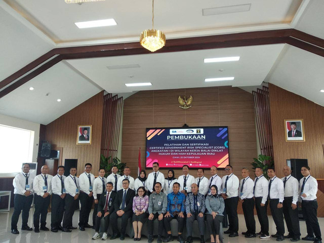 Kepala LPP Palembang Pelatihan&Sertifikasi Certified Government Risk Specialist