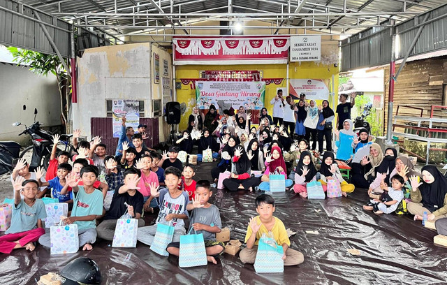 Kelas remaja Desa Gudang Hirang. Foto : Ahmad/Staf Desa Gudang Hirang