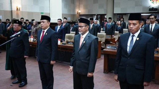 Empat Pimpinan DPRD DIY Masa jabatan 2024-2029. Foto: DPRD DIY