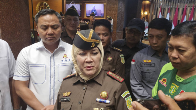 Kepala Kejaksaan Tinggi (Kajati) Jawa Timur, Mia Amiati di kantornya di Surabaya, Rabu (23/10/2024). Foto:  Farusma Okta Verdian/kumparan