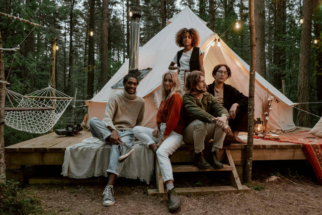 Glamping Dawala (Foto hanya ilustrasi, bukan tempat sebenarnya) Sumber: pexels/ cottonbro studio