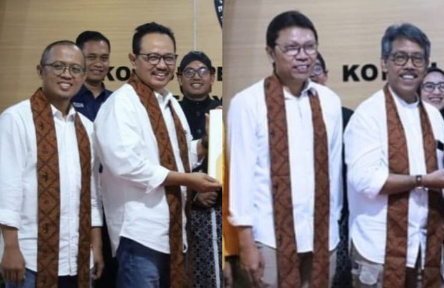 Kolase paslon Wali Kota dan Wakil Wali Kota Yogyakarta Heroe-Supena dan Afnan-Singgih. Foto: KPU Kota Yogyakarta