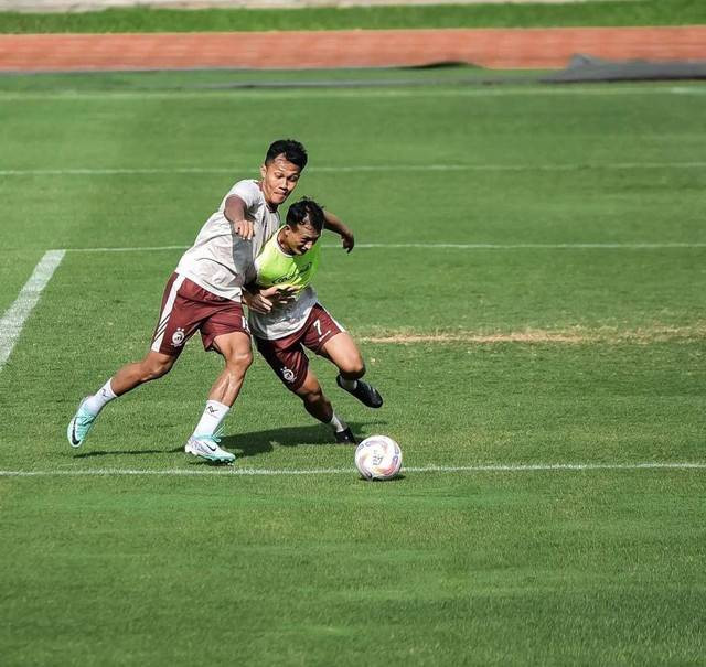 Official training Sriwijaya FC di Gelora Sriwijaya Jakabaring (GSJ) Palembang, Foto : Dok Media Officer Sriwijaya FC