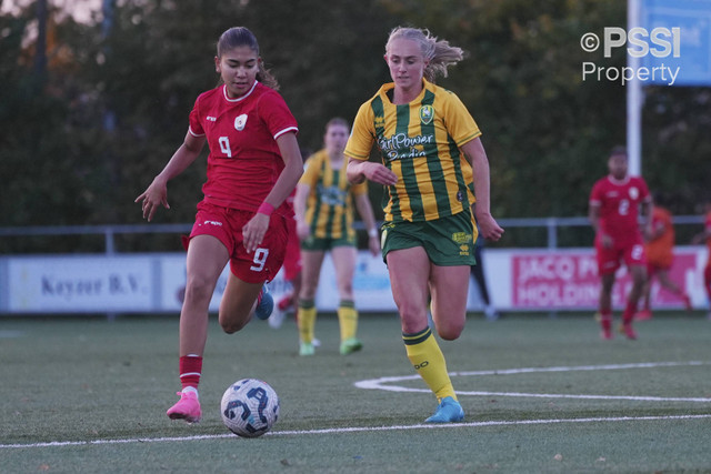 Claudia Scheunemann dari Timnas Wanita Indonesia saat menghadapi ADO Den Haag di Belanda, 23 Oktober 2024. Foto: Dok. PSSI