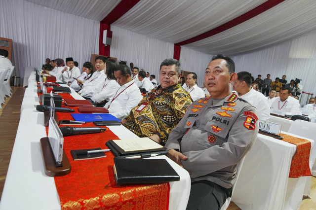 Suasana retreat Kabinet Merah Putih di Akademi Militer Magelang, Jawa Tengah, Jumat (25/10/2024). Foto: Instagram/ @listyosigitprabowo