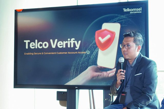 Jumpa pers Media Update Solusi Telco Verify dari Telkomsel di aplikasi BRImo.  Foto: Dok. Telkomsel