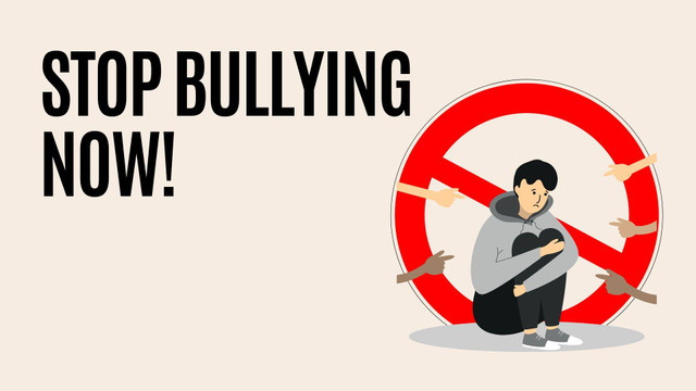 Poster stop bullying Foto: Mutia Zakira