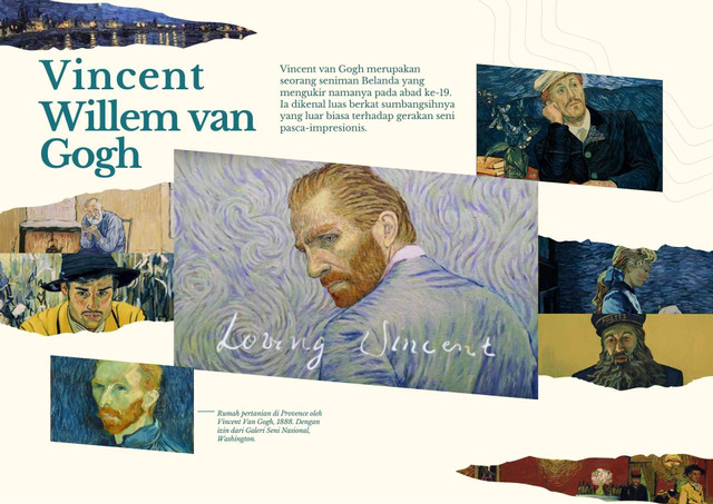 Cuplikan-cuplikan dari Film Animasi Loving Vincent (2017) (Sumber : Pribadi)